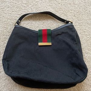 Gucci GG Canvas New Ladies Web Hobo